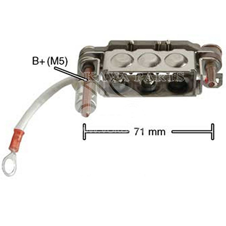 Rectifier - Rectifier For Mazda B2200 IMR7143 RM-77 520124510